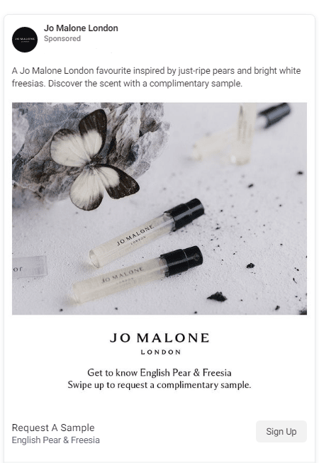 Free Samples of Jo Malone English Pear & Freesia Scent 