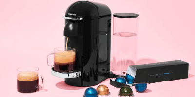 Win a Nespresso Vertuo Plus Deluxe Black Coffee Machine