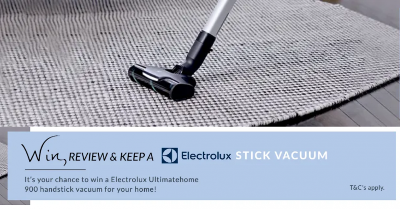 Win, review and keep 1 of 3 Electrolux UltimateHome 900 Handstick Vacuums