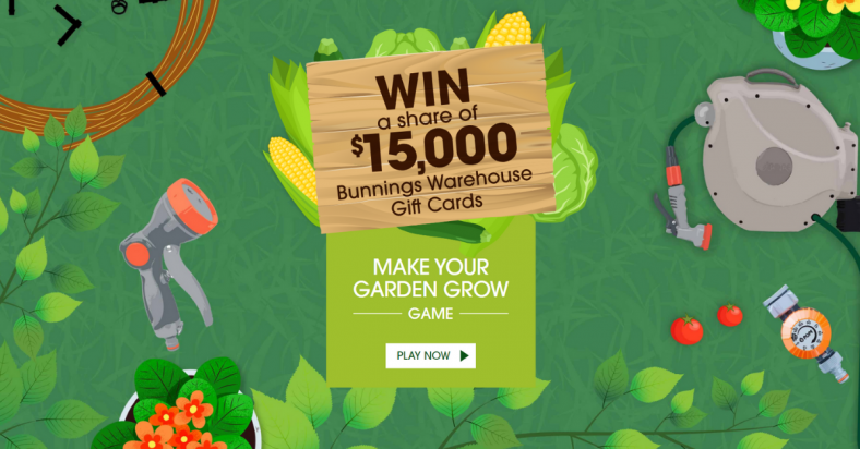 Win a share of $15,000 Bunnings Warehouse Gift Cards