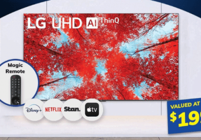 Win an LG 75 Inch 4K THINQ Smart TV