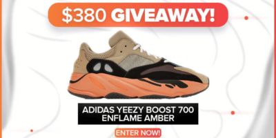 Win an Adidas Yeezy Boost 700 Enflame Amber