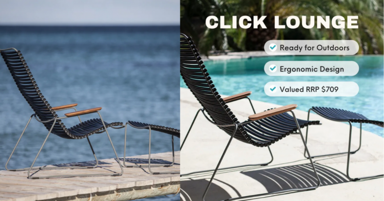 Win a Designer Outdoor Lounge Chair