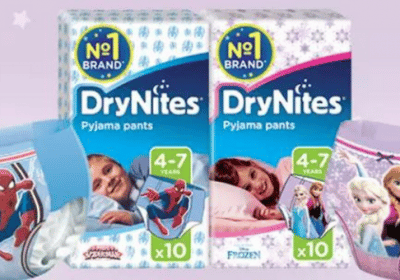 FREE Samples of Huggies DryNites Night Time Pants