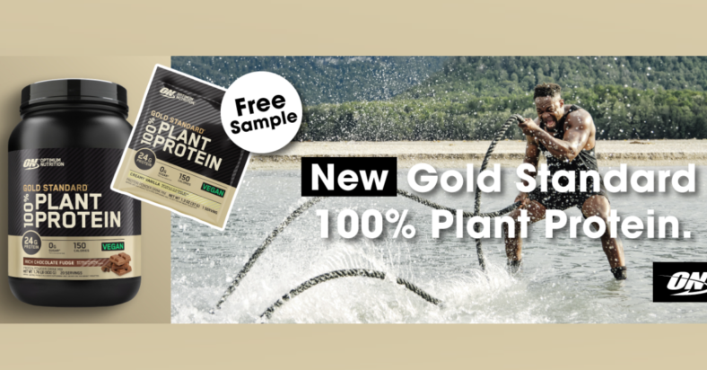 Free Gold Standard 100% Plant Protein Sample