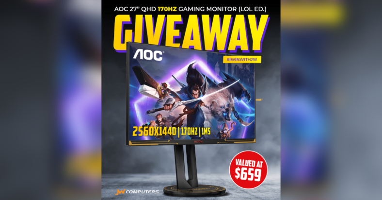 Win a 27-inch AOC Gaming Monitor
