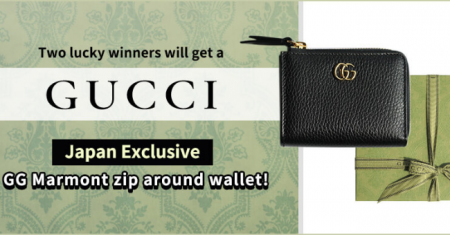 Win 1 of 2 Gucci Marmont zip around wallets