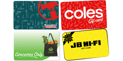 WIN 1 of 6 $1,000 Gift Cards (Woolworths, Coles, Bunnings, JB Hi-fi...)