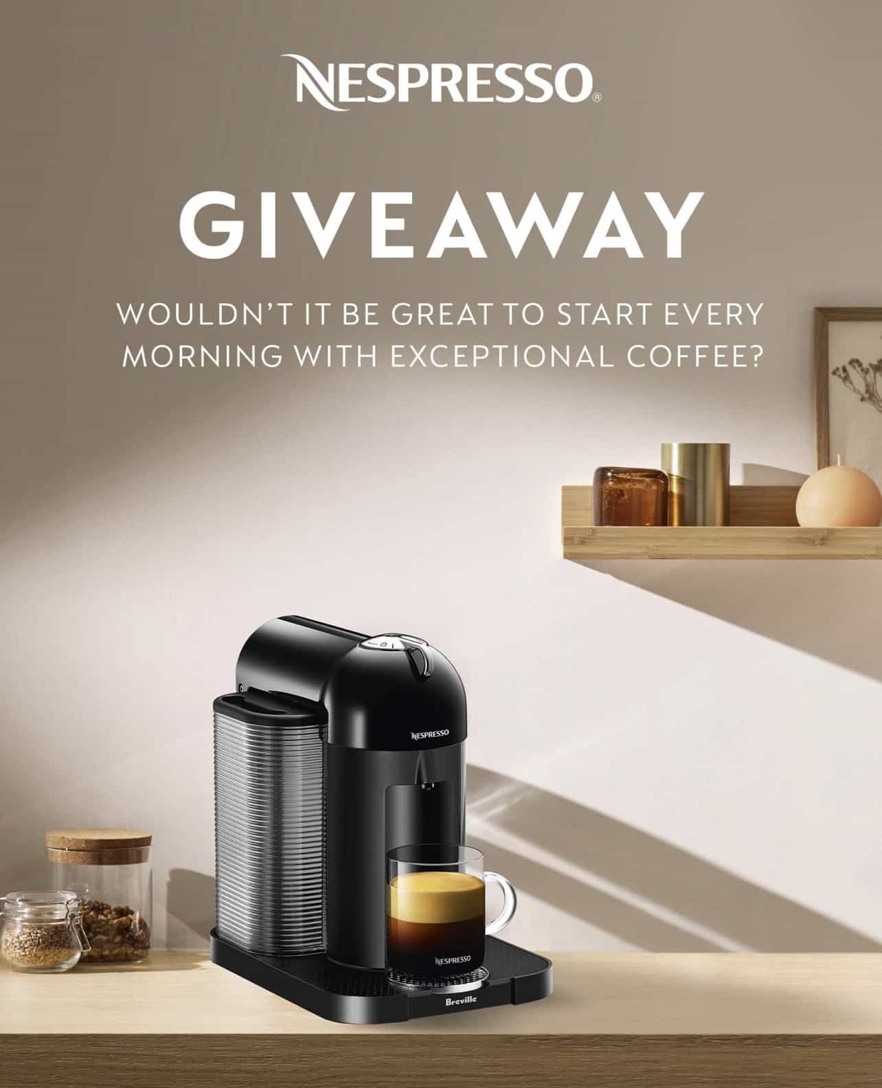 Win a Nespresso Coffee Machine