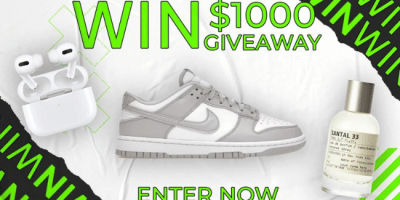 Win Apple Airpods, Nike Dunk Low Sneakers & more