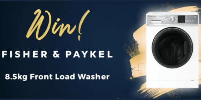 Win a Fisher & Paykel 8.5kg Front Load Washing Machine