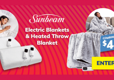Win 2 Electric Blankets & 1 Electric Throw Blanket