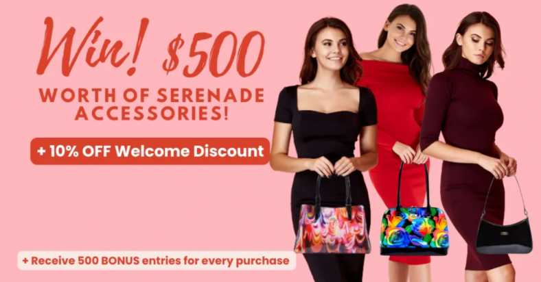 Win $500 worth of Serenade Handbags