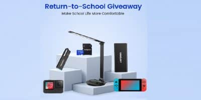 Win a $1000 Return-to-School Prize Pack (LED Lamp, USB Flash Drives...)