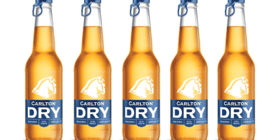 Win 1 of 10 Carlton Dry Coolers OR A Year's Supply of Carlton Dry Beer