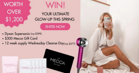Win a Dyson Supersonic Hair Dryer, $300 MECCA Gift Card & more