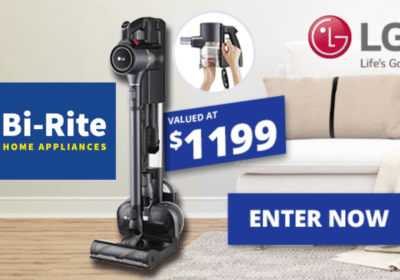 Win a $1199 LG Stick Vacuum from Bi-Rite