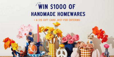Win a $1,000 Jones & Co Gift Card (Handmade Homewares)