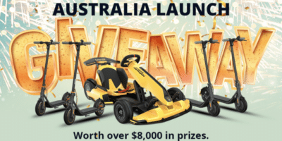 Win a Segway-Ninebot Lamborghini Edition GoKart OR 1 of 4 Various Electric Scooters
