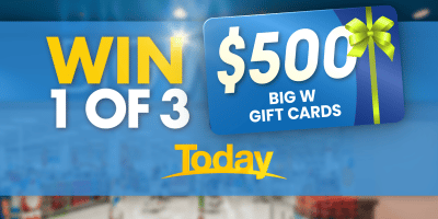Win 1 of 3x $500 BIG W Gift Cards