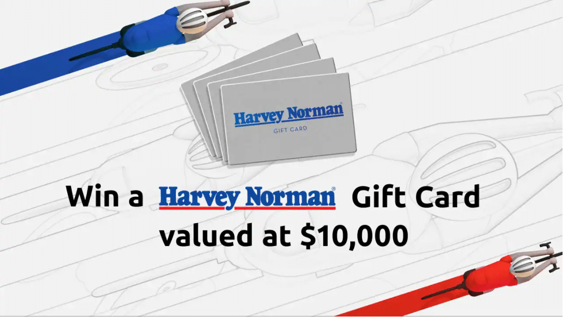 Win a $10,000 Harvey Norman Gift Card