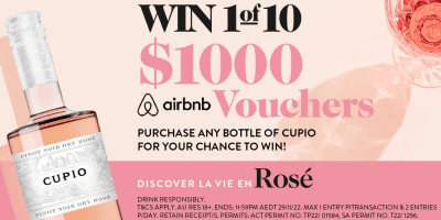 Win 1 of 10x $1000 Airbnb Vouchers