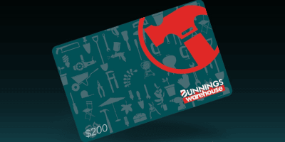 Win 1 of 3x $200 Bunnings Gift Card