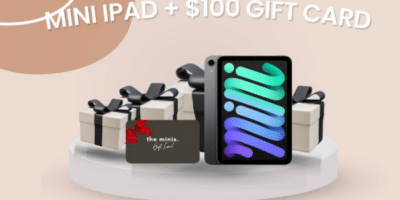 Win an iPad Mini and a $100 Gift Card Minis