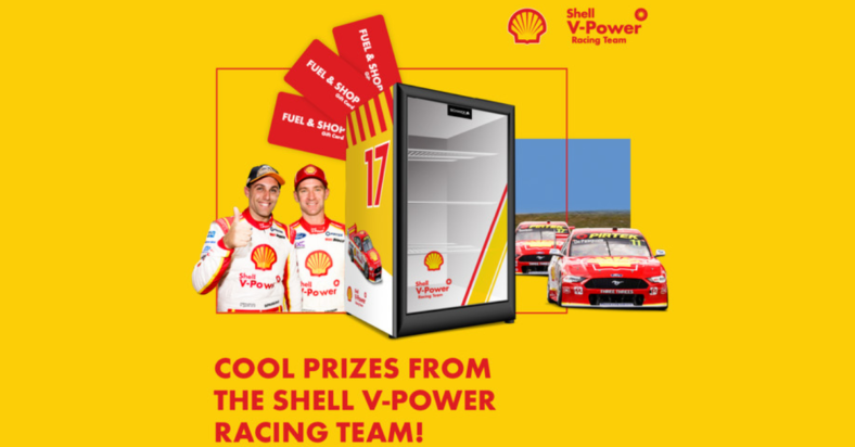 Win Shell V-Power Racing Team Bar Fridge + $200 Shell Coles Express Fuel Vouchers