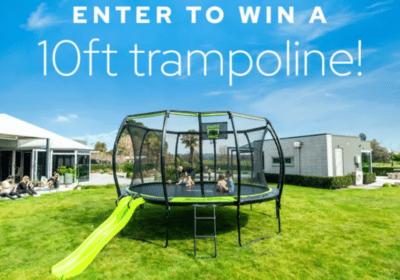 Win a FLEX100 10ft Jumpflex Trampoline from Jumpflex