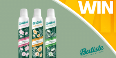 Win 1 of 12 Batiste Naturally Dry Shampoo Prize Packs
