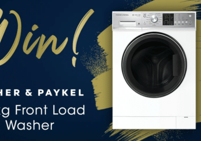 Win a Fisher and Paykel 8.5kg Front Load Washer