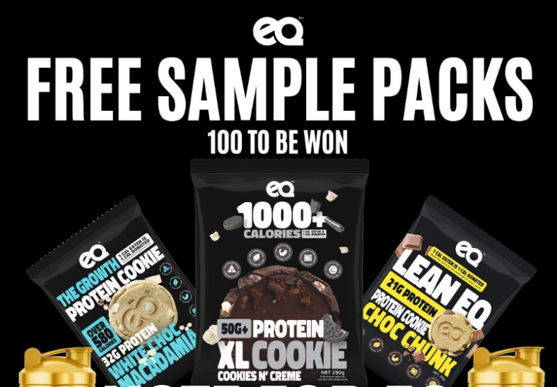 100 free cookie sample packs