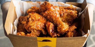 Free chicken sample boxes by Gami Chicken
