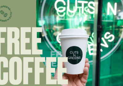 200 Free Coffees Offered Every Tuesday @ Cuts N Greens