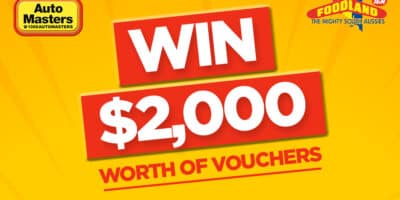 Win $2,000 worth of vouchers (Foodland and others)