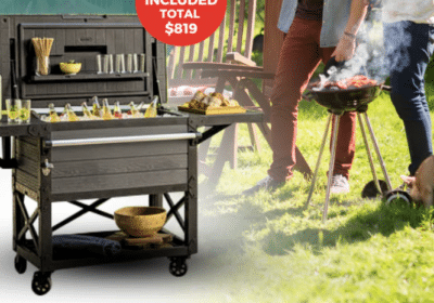 Win a KETER Patio Cooler and Beverage Cart Worth $819 