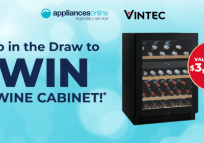 Win a Vintec 50 Bottle Wine Cabinet Worth $3199