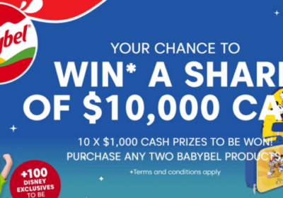 Win 10 x $10,000 in Cash and 1 of 100 Disney Back Packs