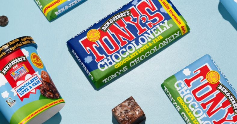 Win 1 of 3 Ben & Jerry's and Tony's Chocolonely Prize Packs 