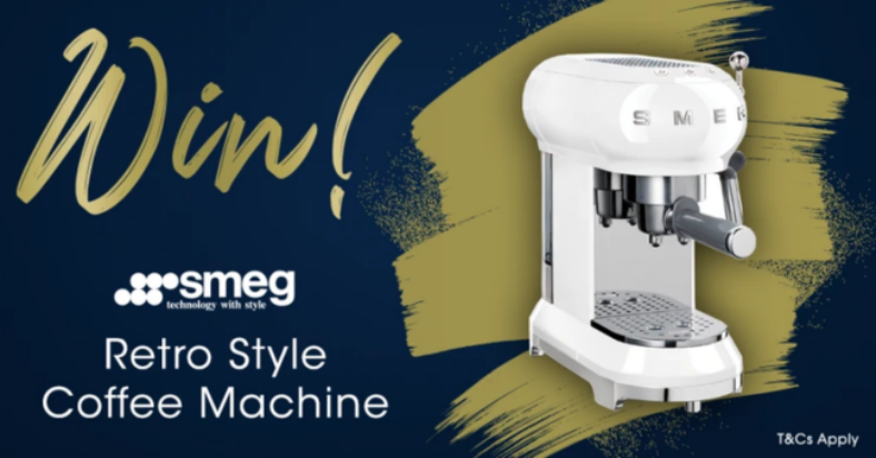 Win a $399 Smeg Coffee Machine