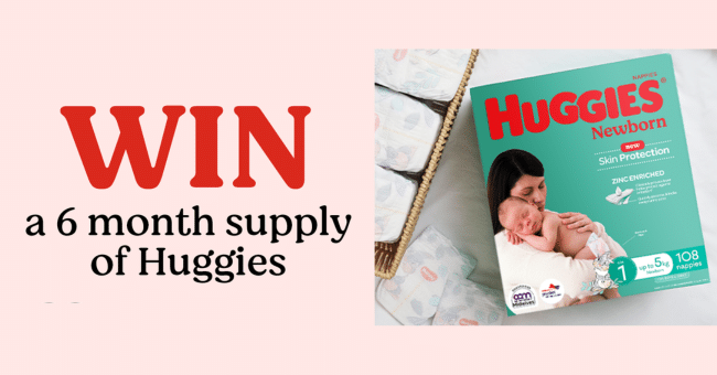 Win a 6 Month Supply of Huggies Products ($916 Value - 3 Winners)