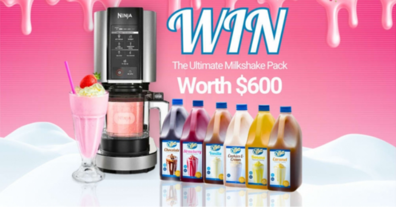 Win a Ninja Creami Ice Cream & Milkshake Maker & more... ($600 Value)