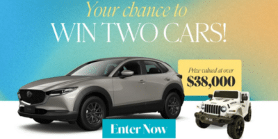 Win a 2024 Mazda CX-30 SUV & a Children’s Electric Car (Over $38,000 Value)