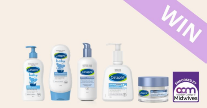 Win a Cetaphil Mum & Bub Prize Pack (valued at $264)