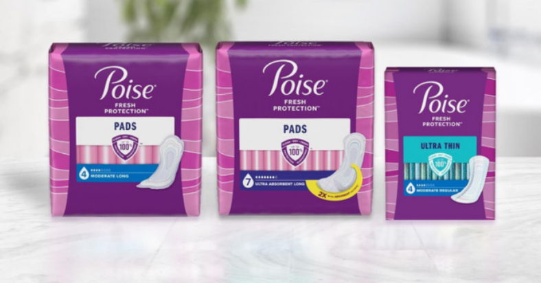 Get for FREE Poise Sample Kits