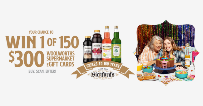 Win 1 of 150 $300 Woolworths eGift Cards