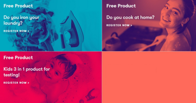 Try for Free Ironing Products & Tools, Cooking Products & more...