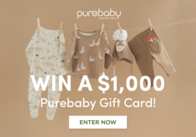 Win a $1,000 OR 1 of 5x $100 Purebaby Gift Cards