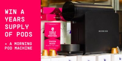 Win a Coffee Pod Machine & a Year's Worth of Coffee Pods (Worth $1,400)